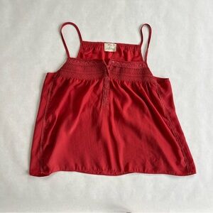 Pins & Needles Silky Red Sleeveless Camisole Tank Top Women’s Size Large